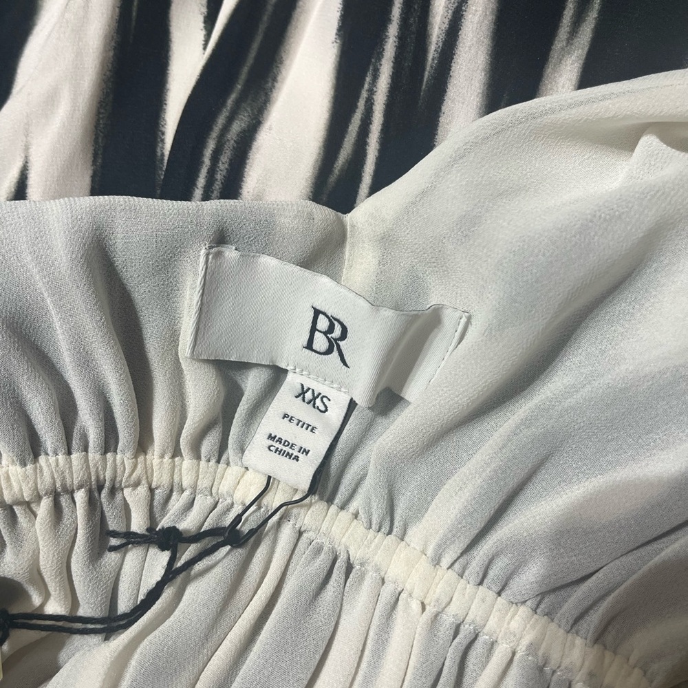 Banana Republic cascade silk dress - Picture 2 of 8
